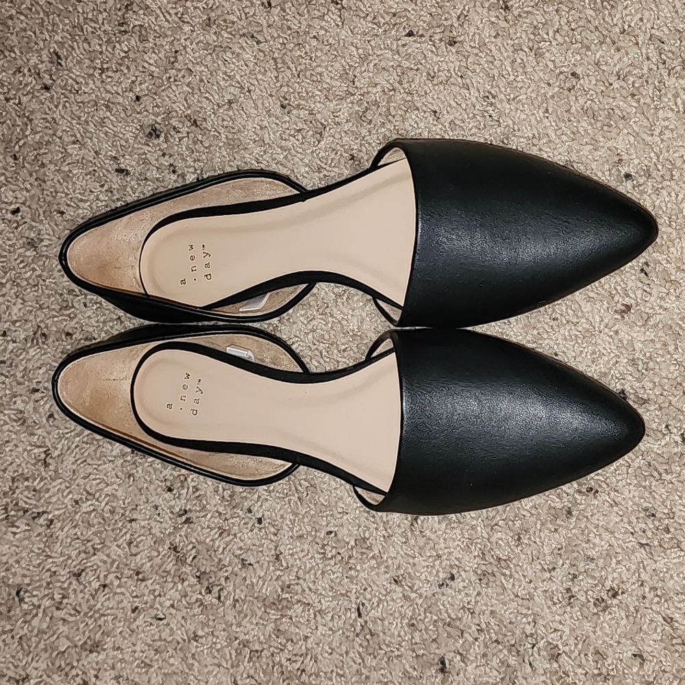 A new day black flats